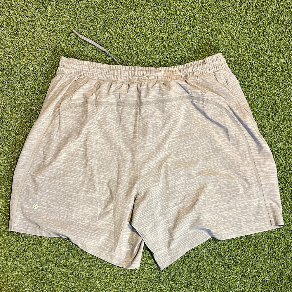 NWOT lululemon athletica Light Gray Athletic Shorts